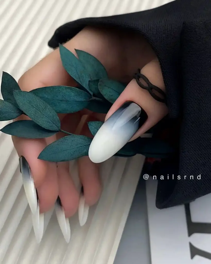 Long Gradient Nails