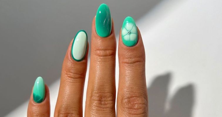 Ideas for Green Nail Color