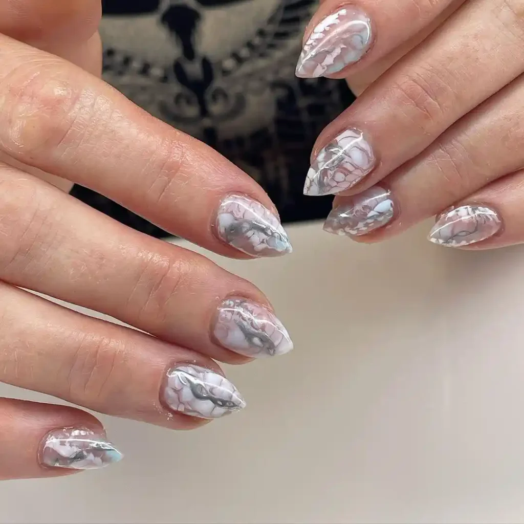 Short Stiletto Nails