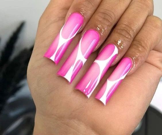 Airbrush Acrylic Nails