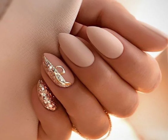  Nude Marble Nails