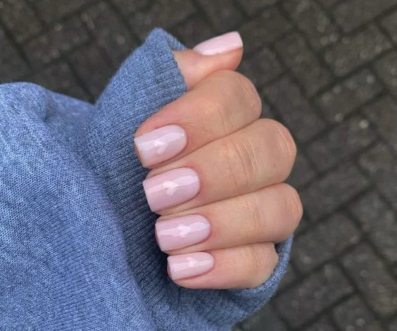 Nude Pink Hearts