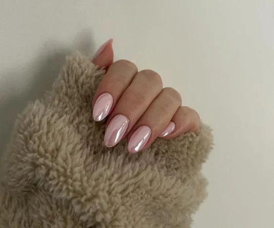 Pink Pearls Nails