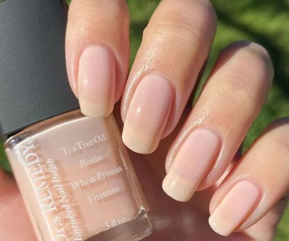 Sheer Pink Nails