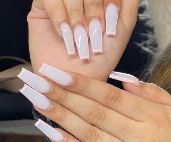 Strawberry Milk Nails