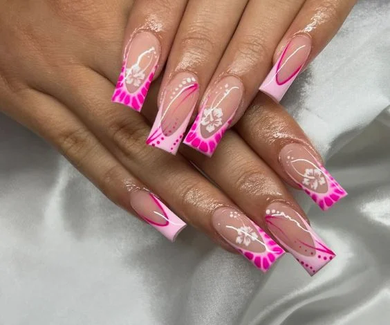 Summer Set Pink Nails