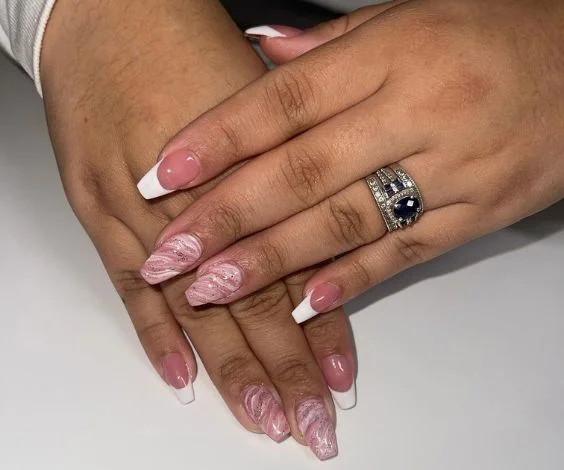 Timeless Fusion Pink Nails