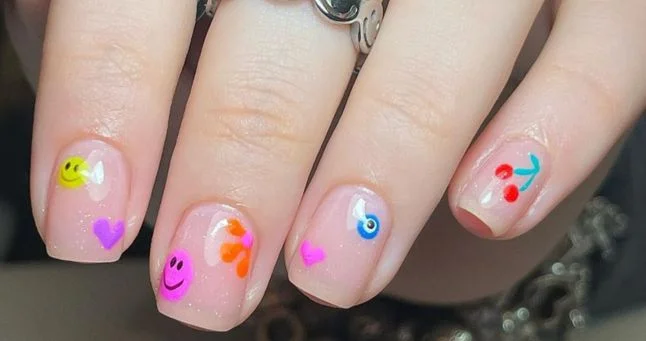 Mini Mix Fall Nail Ideas