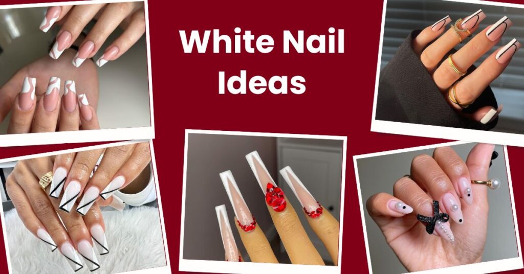 white nail ideas